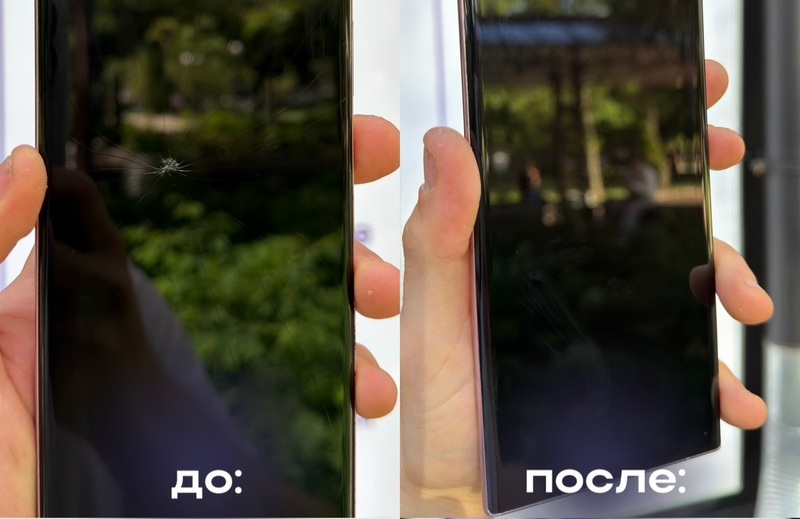 замена стекла дисплея Samsung в Донецке